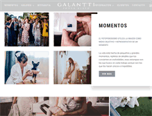 Tablet Screenshot of galantti.com